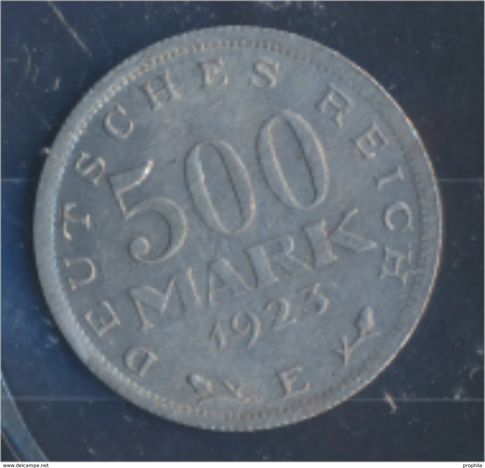 Deutsches Reich Jägernr: 305 1923 E Stgl./unzirkuliert Aluminium 1923 500 Mark Reichsadler Mit Umschrift (7859143 - 200 & 500 Mark