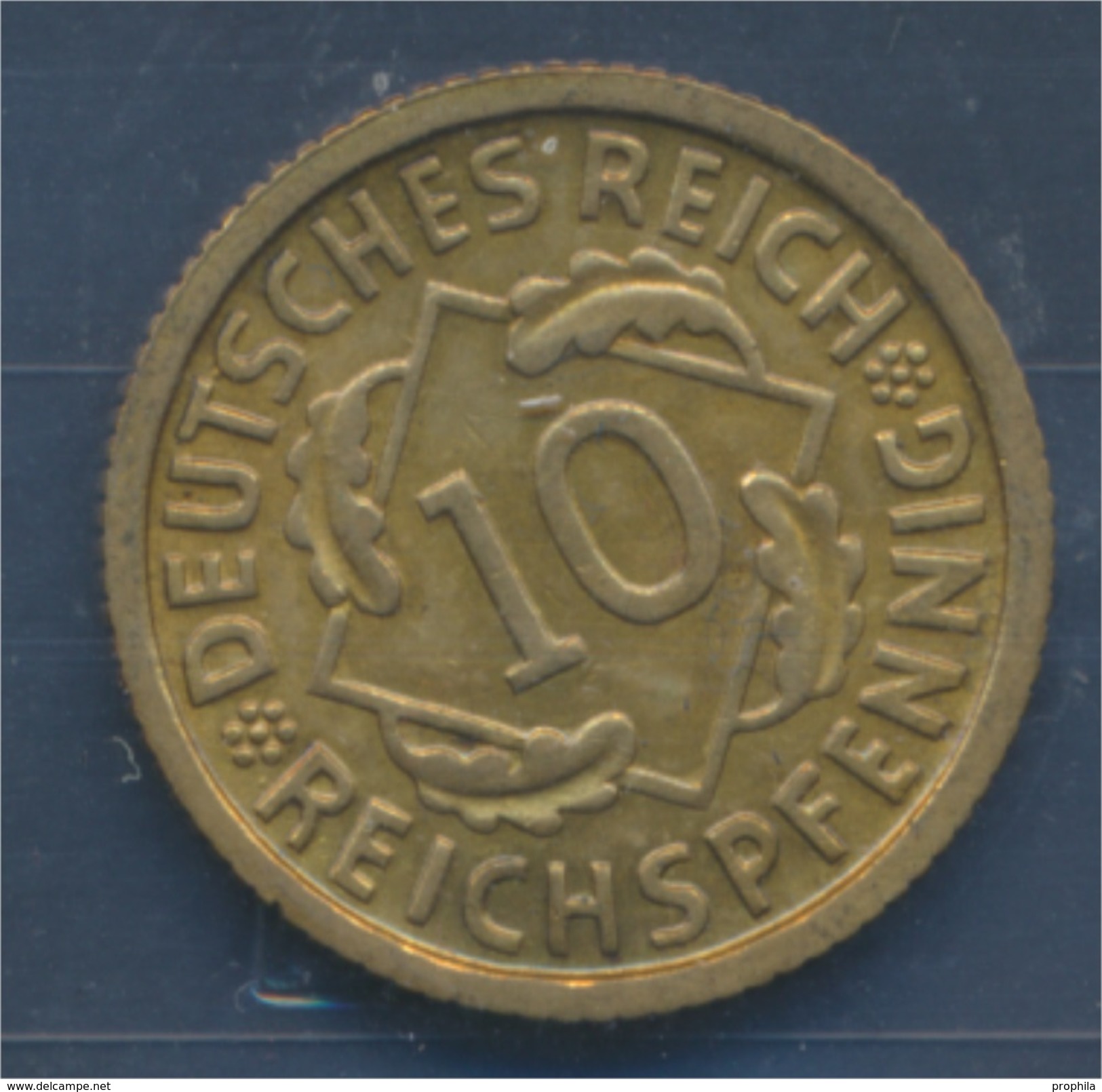 Deutsches Reich Jägernr: 317 1930 D Vorzüglich Aluminium-Bronze 1930 10 Reichspfennig Ähren (7879588 - 10 Rentenpfennig & 10 Reichspfennig