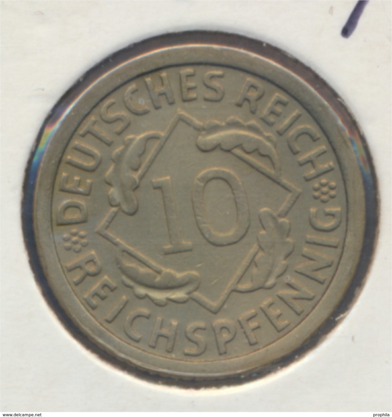 Deutsches Reich Jägernr: 317 1930 F Vorzüglich Aluminium-Bronze 1930 10 Reichspfennig Ähren (7869096 - 10 Rentenpfennig & 10 Reichspfennig