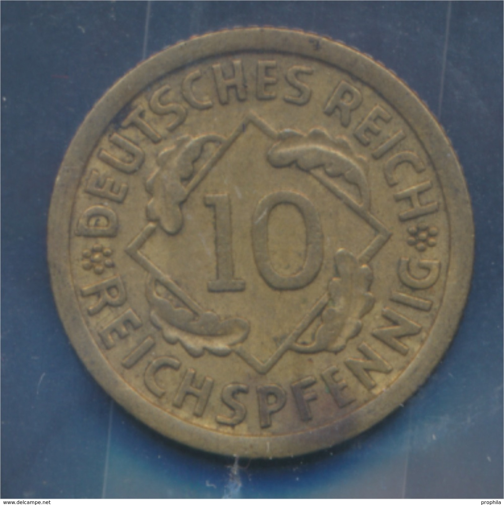 Deutsches Reich Jägernr: 317 1930 F Vorzüglich Aluminium-Bronze 1930 10 Reichspfennig Ähren (7879586 - 10 Rentenpfennig & 10 Reichspfennig