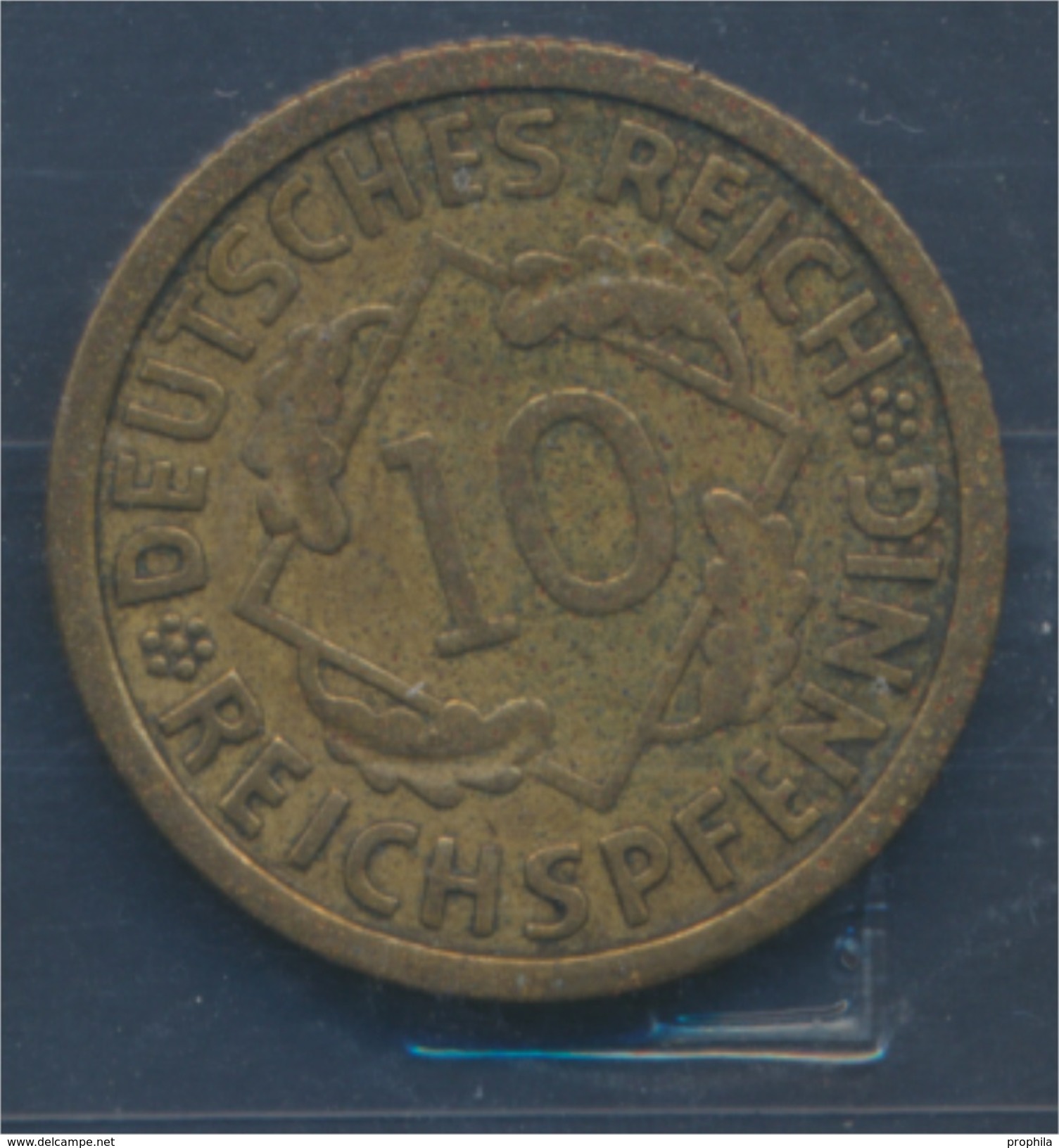 Deutsches Reich Jägernr: 317 1930 J Sehr Schön Aluminium-Bronze 1930 10 Reichspfennig Ähren (7879706 - 10 Rentenpfennig & 10 Reichspfennig