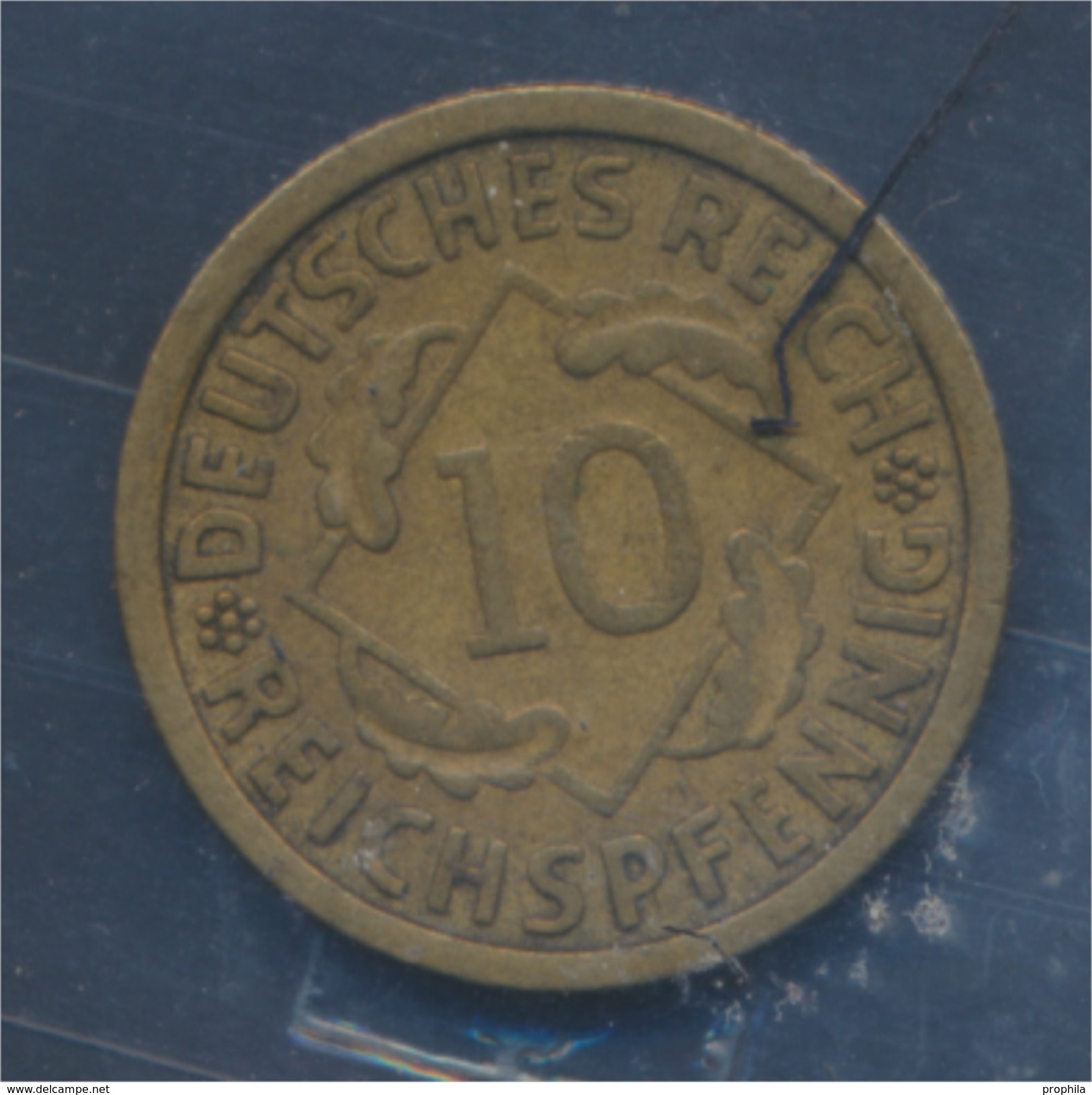 Deutsches Reich Jägernr: 317 1930 J Sehr Schön Aluminium-Bronze 1930 10 Reichspfennig Ähren (7879707 - 10 Rentenpfennig & 10 Reichspfennig