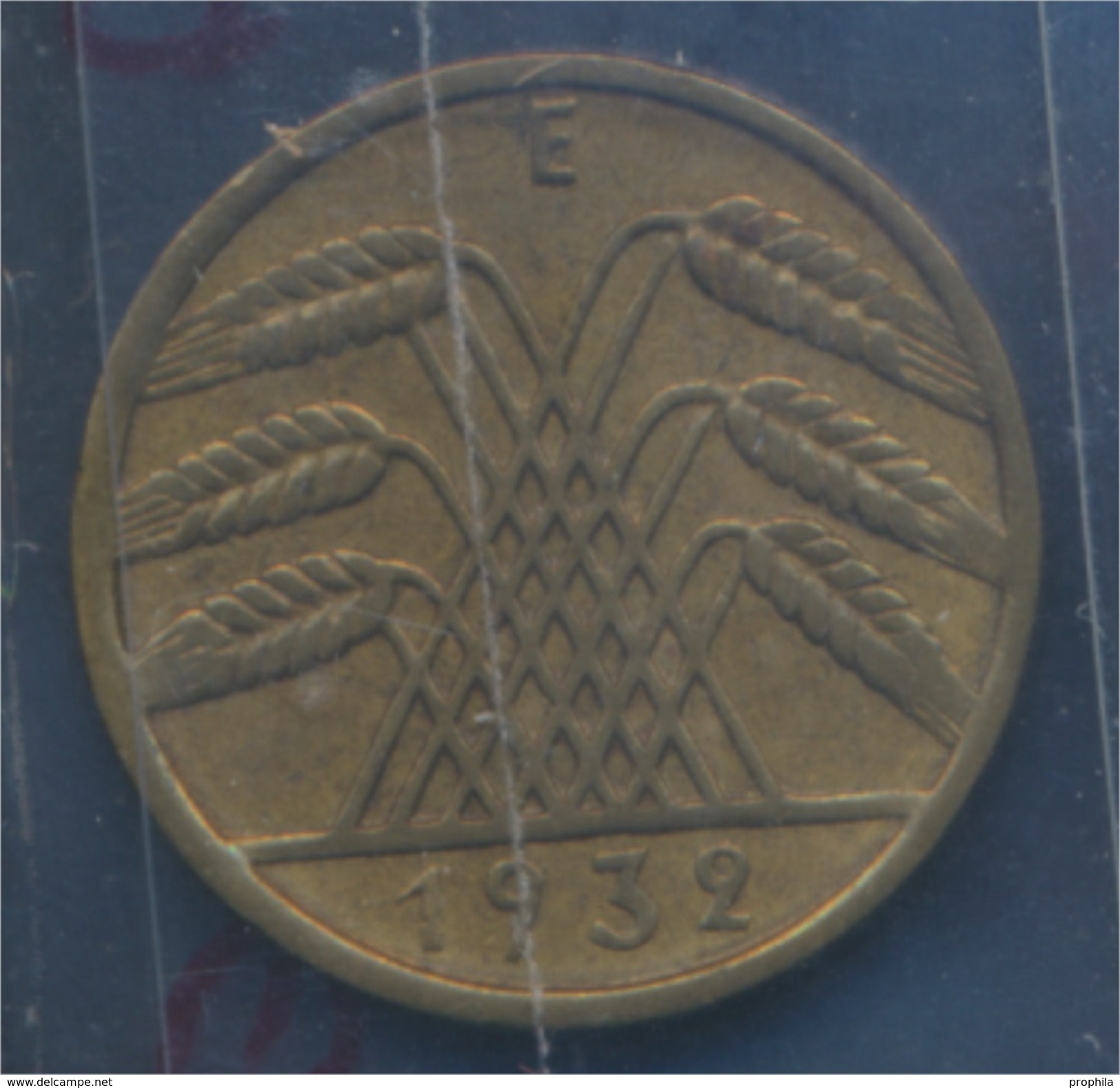 Deutsches Reich Jägernr: 317 1932 E Vorzüglich Aluminium-Bronze 1932 10 Reichspfennig Ähren (7879748 - 10 Rentenpfennig & 10 Reichspfennig