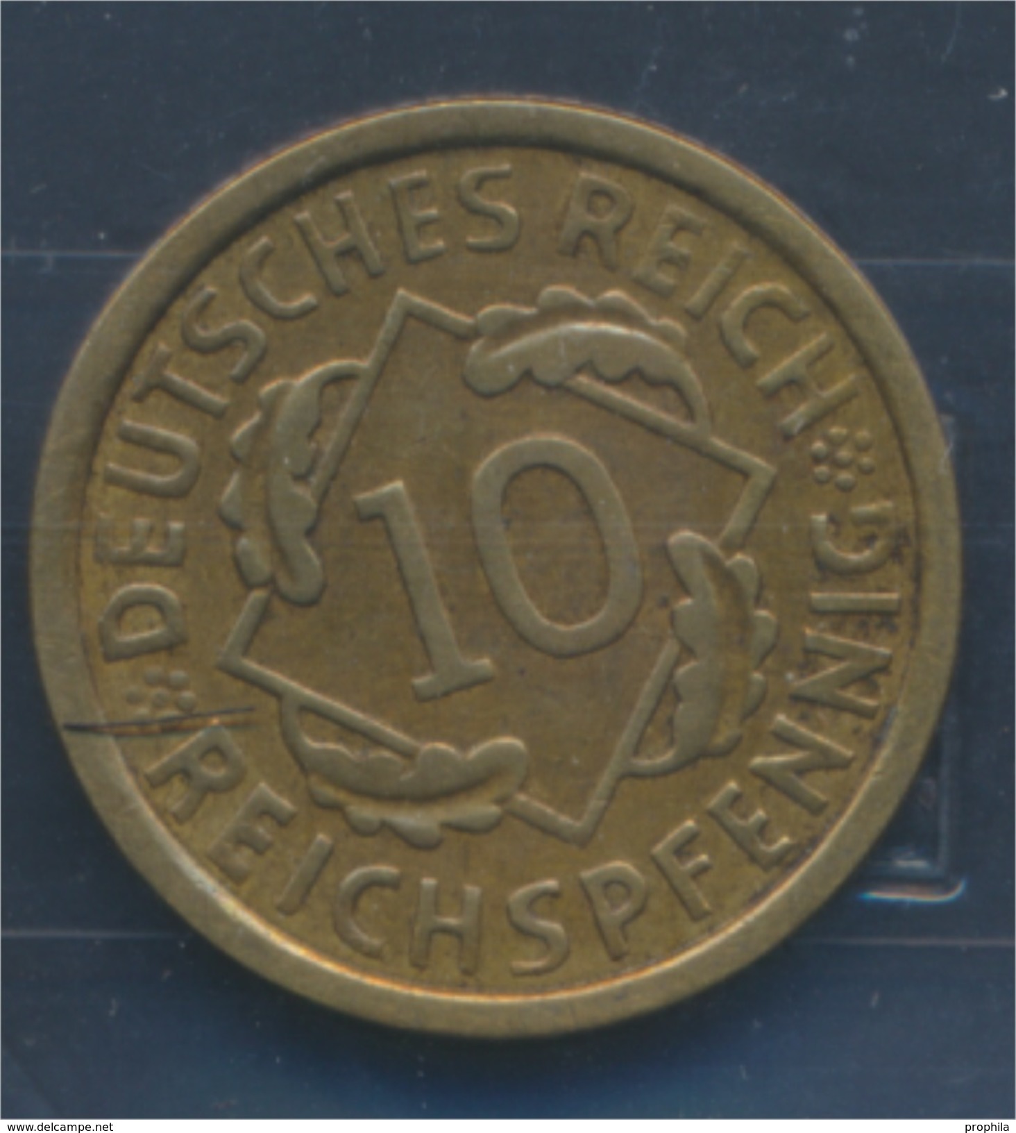 Deutsches Reich Jägernr: 317 1932 E Sehr Schön Aluminium-Bronze 1932 10 Reichspfennig Ähren (7879658 - 10 Rentenpfennig & 10 Reichspfennig