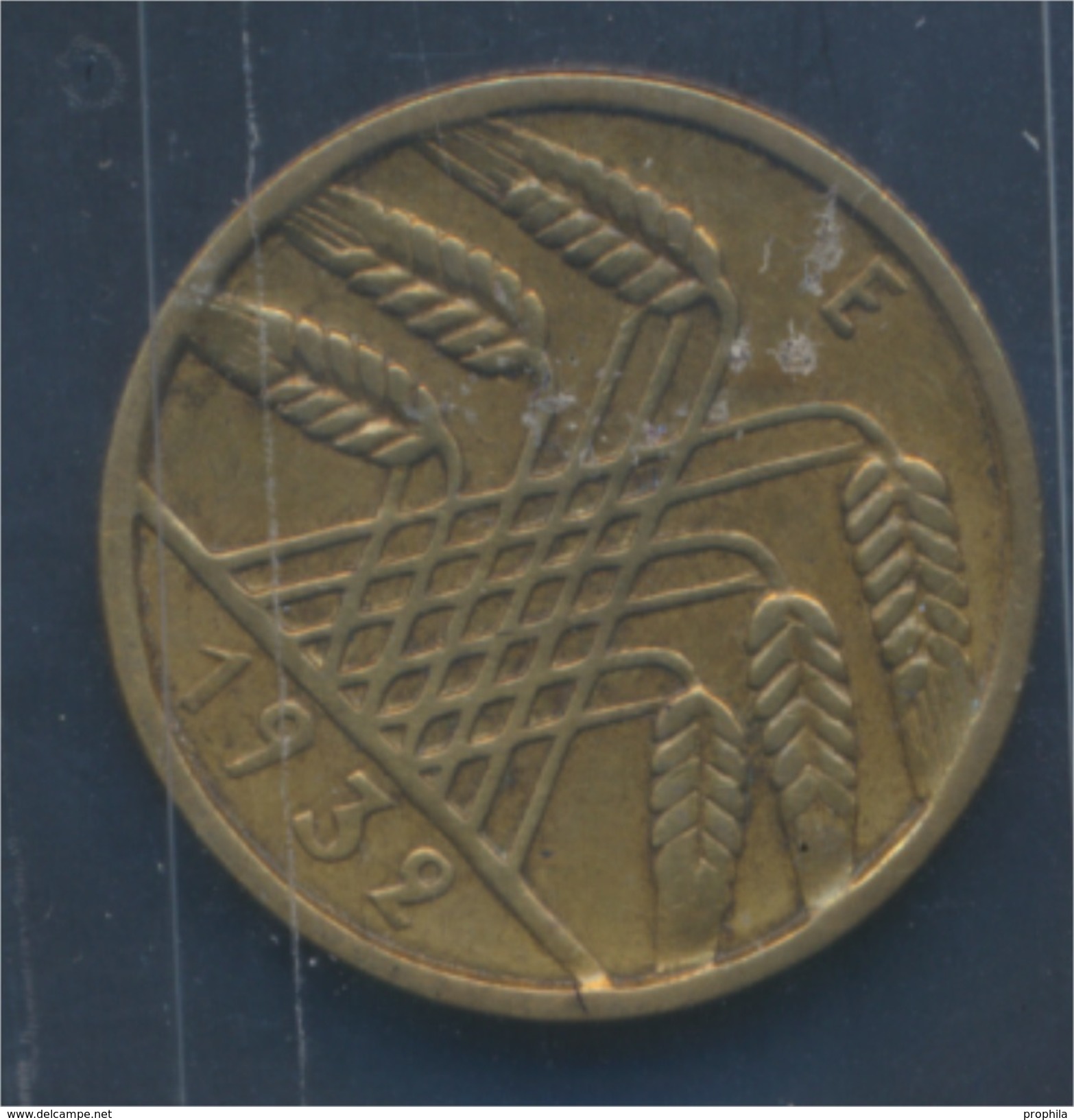 Deutsches Reich Jägernr: 317 1932 E Sehr Schön Aluminium-Bronze 1932 10 Reichspfennig Ähren (7879658 - 10 Rentenpfennig & 10 Reichspfennig