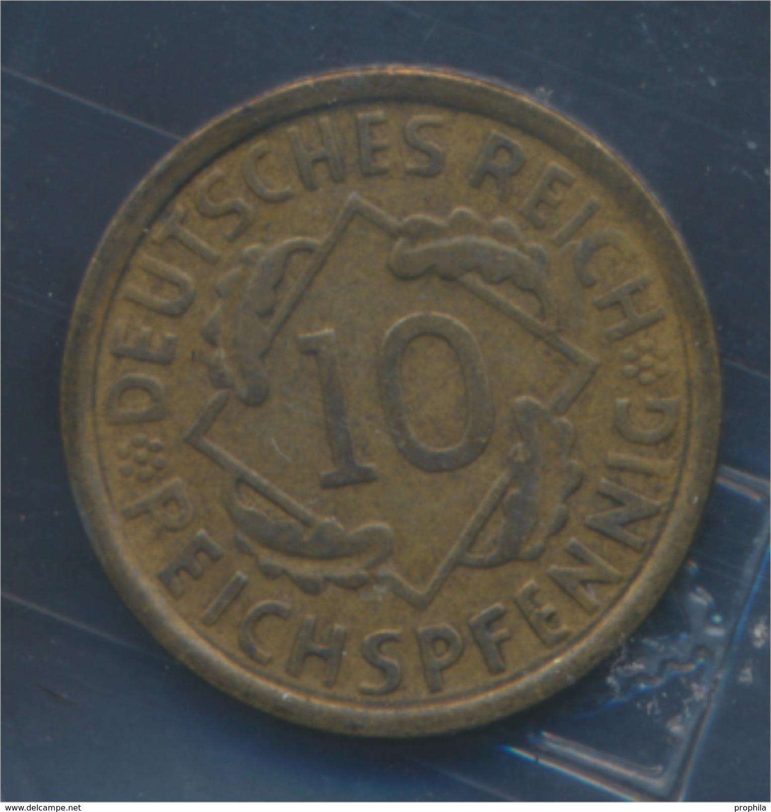 Deutsches Reich Jägernr: 317 1932 E Sehr Schön Aluminium-Bronze 1932 10 Reichspfennig Ähren (7879659 - 10 Rentenpfennig & 10 Reichspfennig