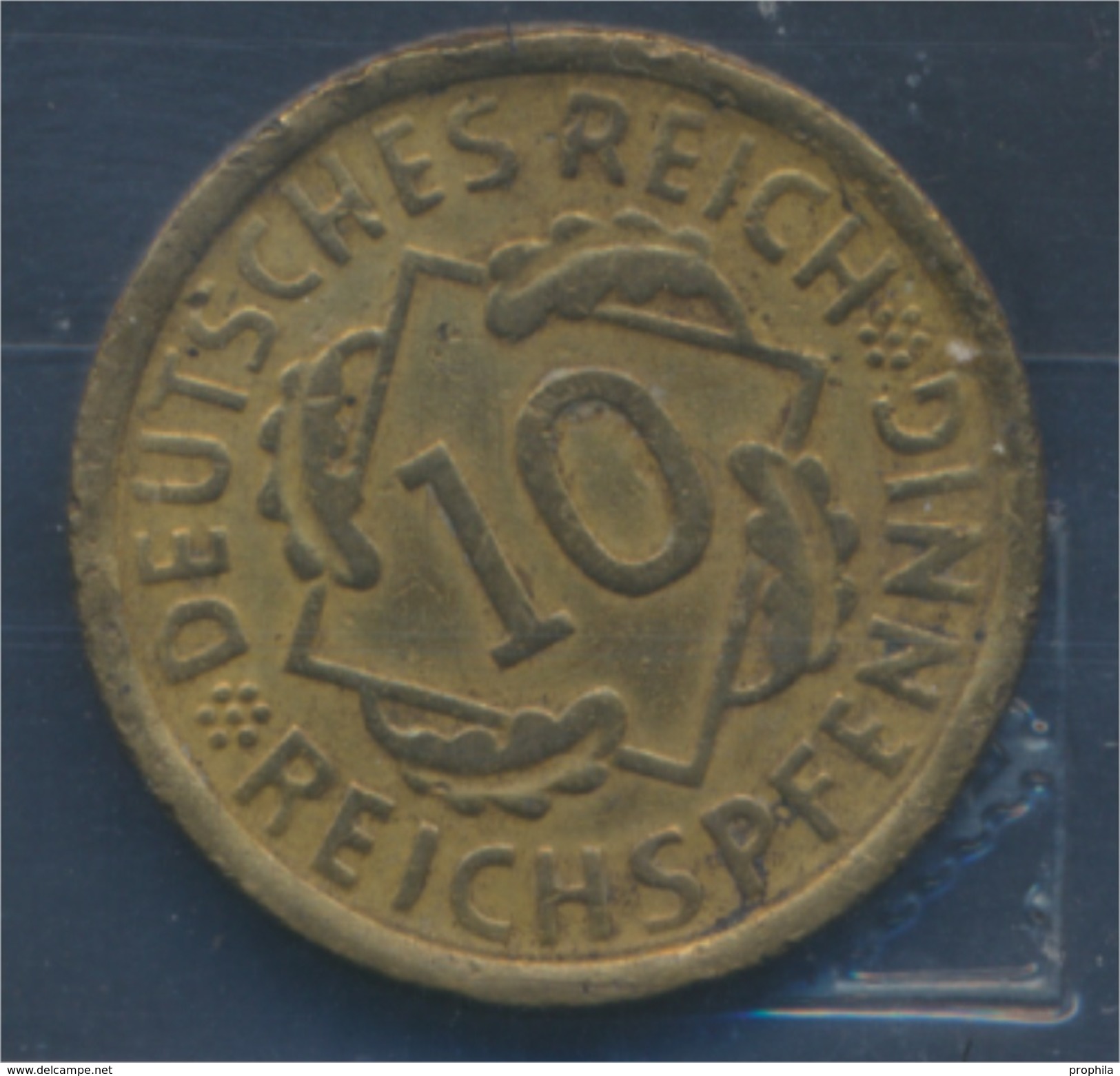 Deutsches Reich Jägernr: 317 1932 E Sehr Schön Aluminium-Bronze 1932 10 Reichspfennig Ähren (7879661 - 10 Rentenpfennig & 10 Reichspfennig