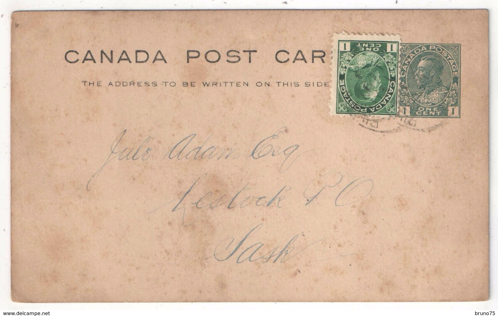 CANADA - Entier Postal - Postal Stationery - Entero Postal - 1903-1954 Kings