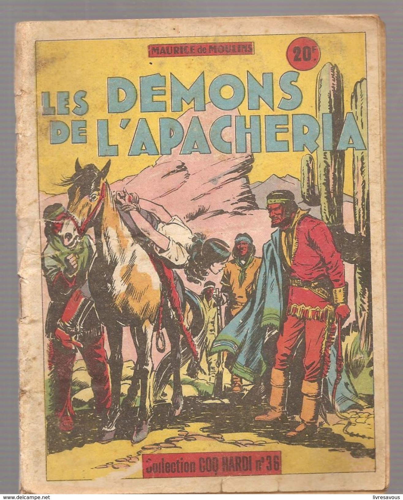 Collection Coq-Hardi N°36 De 1949 LES DEMONS DE L'ARPACHERIA De Maurice De Moulins Couverture De ?? Editions S.E.L.P.A. - Altre Riviste