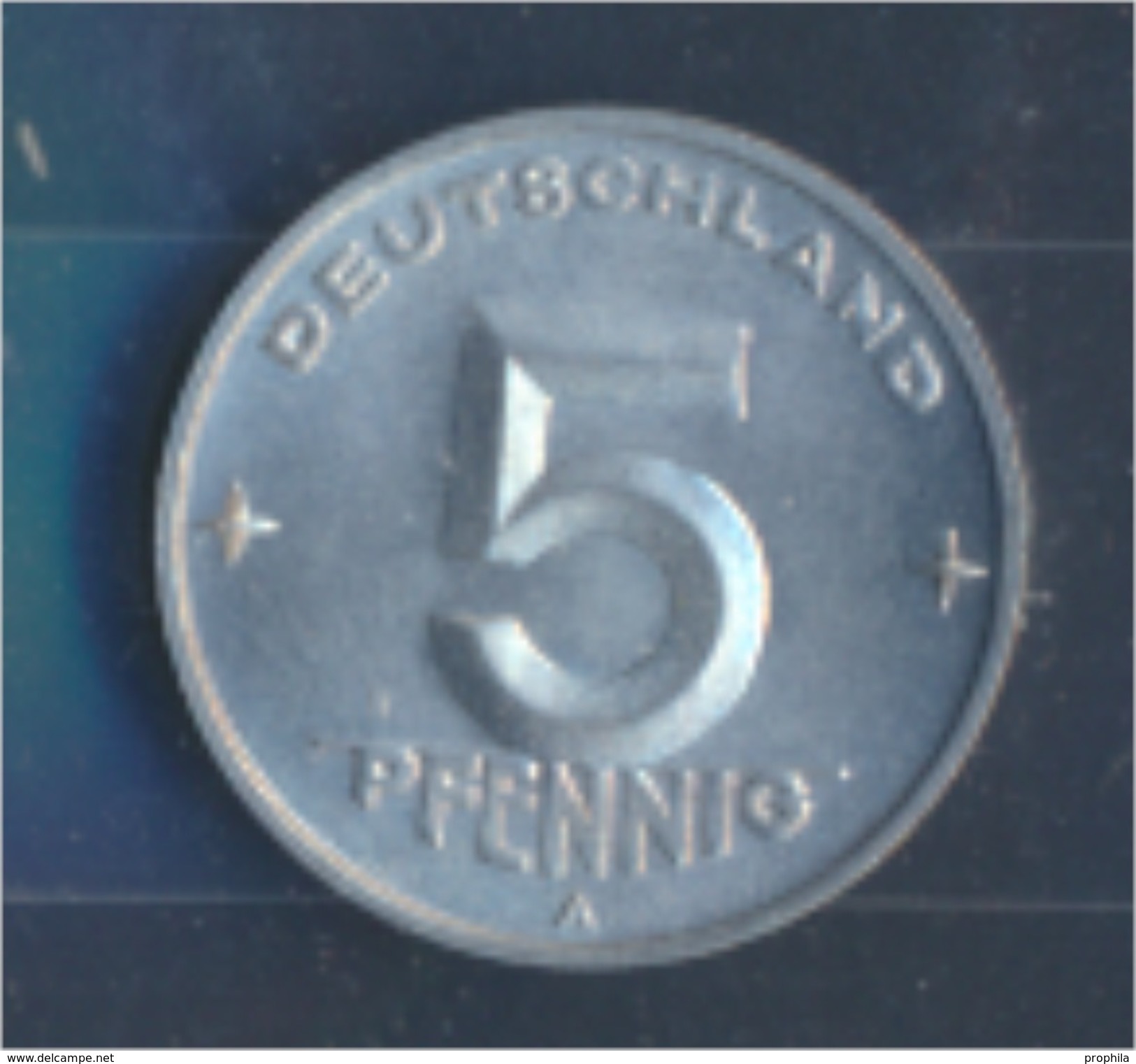 DDR Jägernr: 1502 1950 A Stgl./unzirkuliert Aluminium 1950 5 Pfennig Ähre Auf Zahnrad (7849365 - 5 Pfennig
