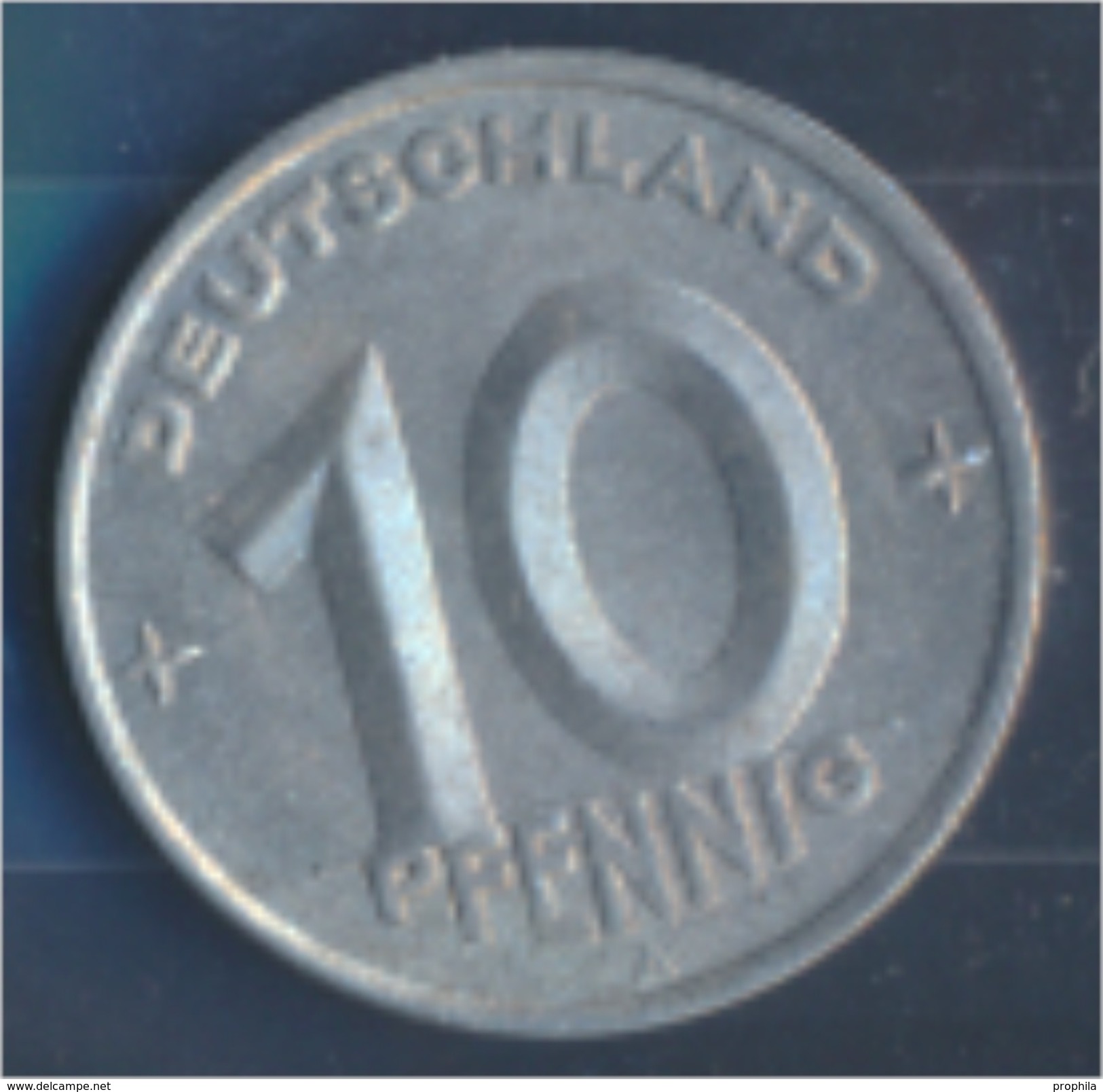 DDR Jägernr: 1503 1949 A Stgl./unzirkuliert Aluminium 1949 10 Pfennig Ähre Auf Zahnrad (7849382 - 10 Pfennig