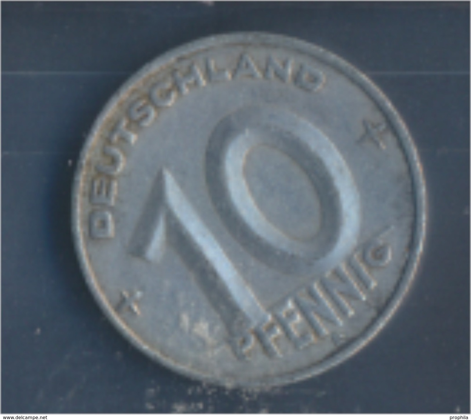 DDR Jägernr: 1503 1950 E Sehr Schön Aluminium 1950 10 Pfennig Ähre Auf Zahnrad (7848857 - 10 Pfennig