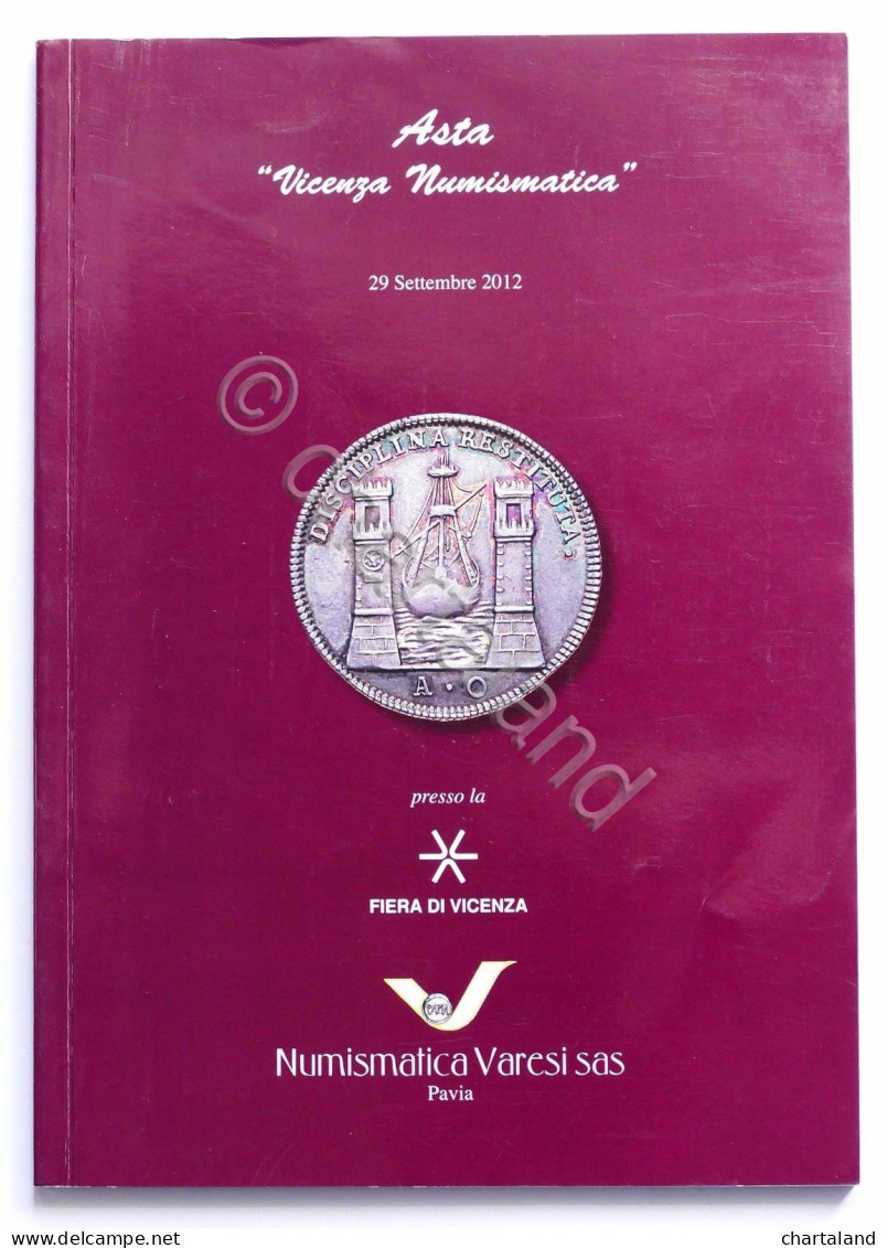 Collezionismo - Asta Vicenza Numismatica  - 29 Settembre 2012 - Libri & Software