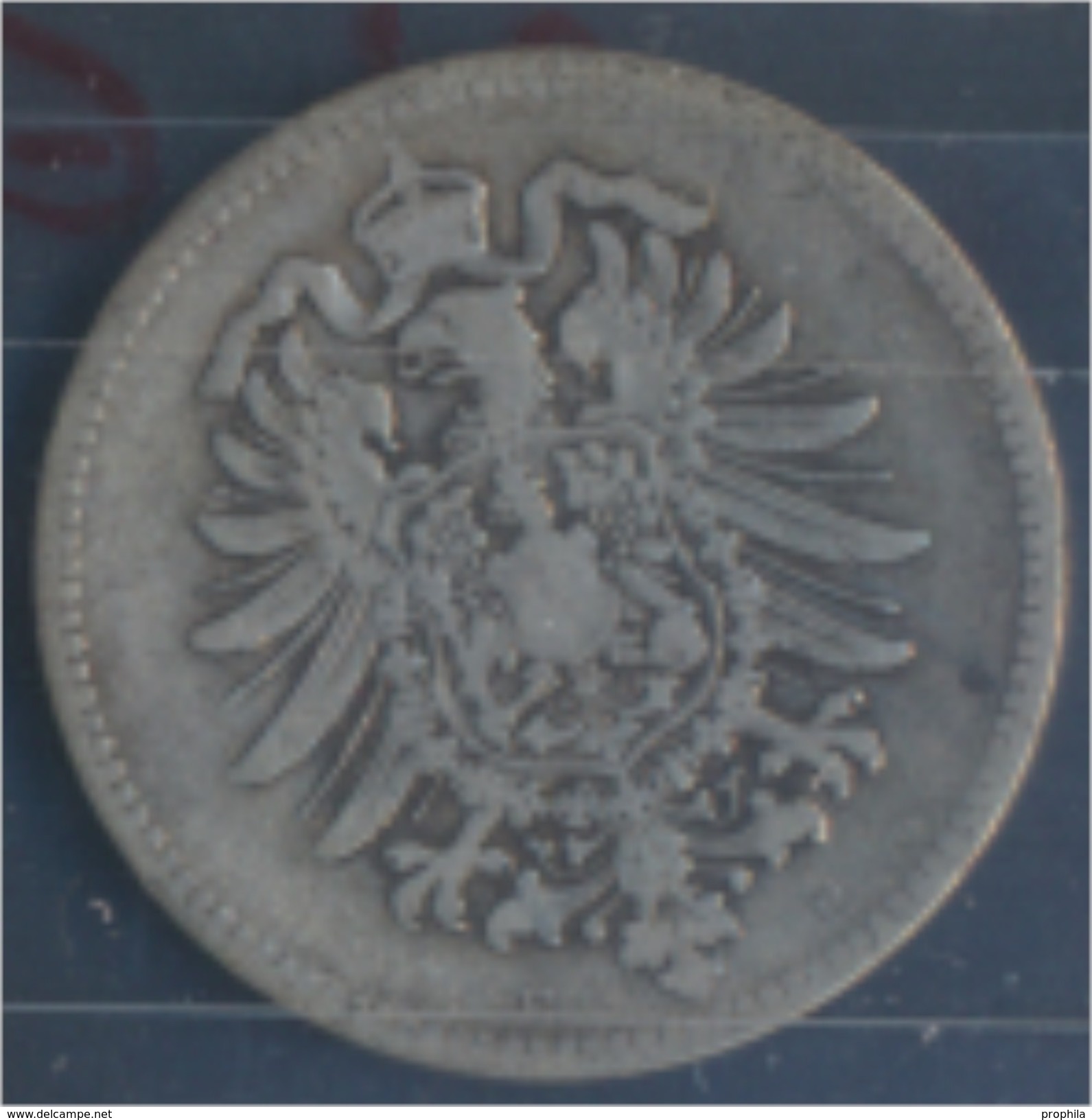 Deutsches Reich Jägernr: 9 1874 E Sehr Schön Silber 1874 1 Mark Kleiner Reichsadler (7849050 - 1 Mark