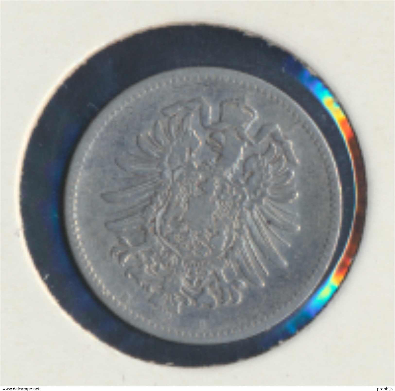 Deutsches Reich Jägernr: 9 1875 B Sehr Schön Silber 1875 1 Mark Kleiner Reichsadler (7849294 - 1 Mark