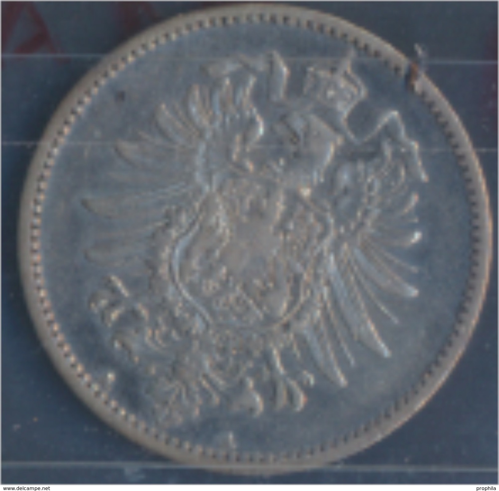 Deutsches Reich Jägernr: 9 1881 A Vorzüglich Silber 1881 1 Mark Kleiner Reichsadler (7849057 - 1 Mark