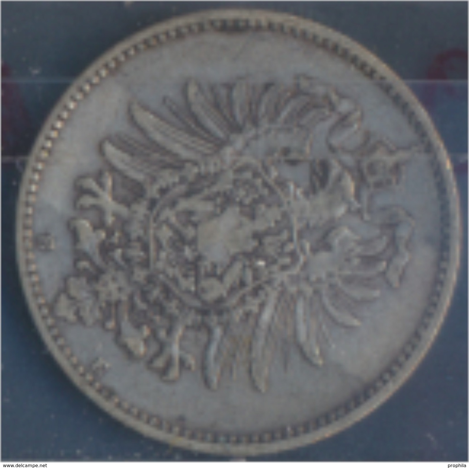 Deutsches Reich Jägernr: 9 1881 E Vorzüglich Silber 1881 1 Mark Kleiner Reichsadler (7849056 - 1 Mark