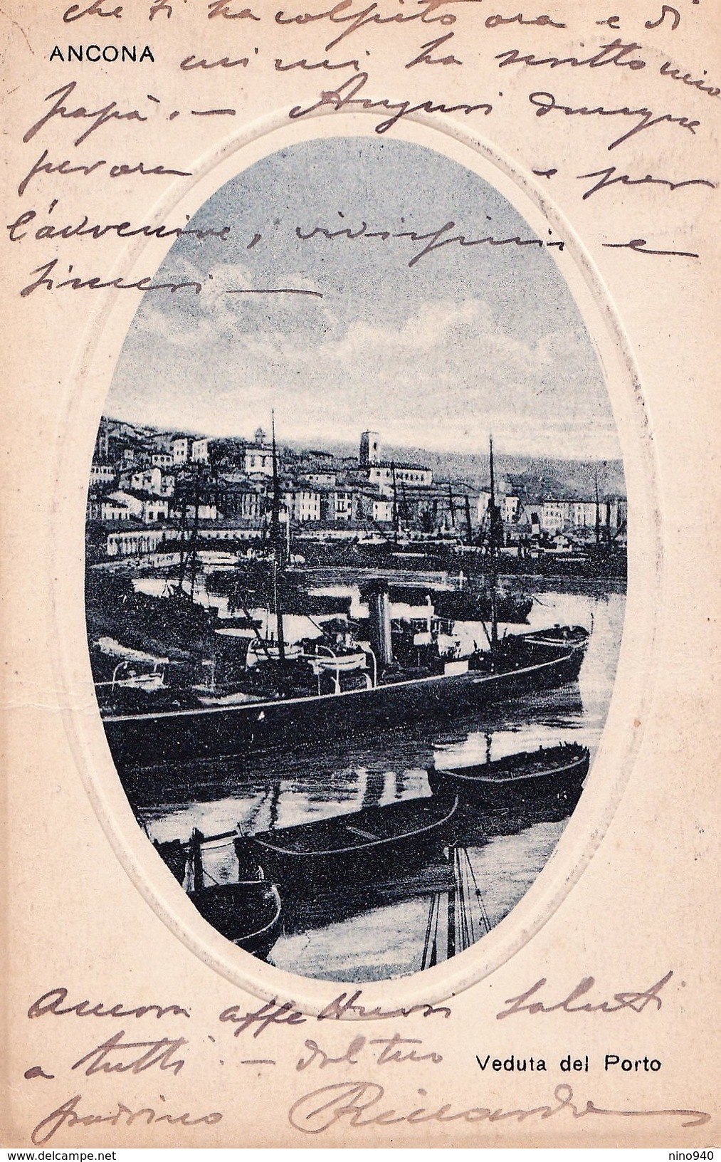 ANCONA - VEDUTA DEL PORTO  - E - F/P - V: 1922 - Ancona