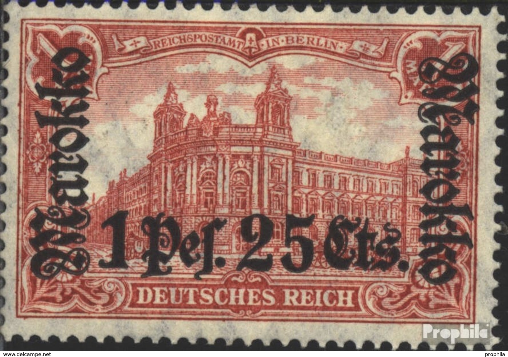 Dt. Post Marokko 55I A Postfrisch 1911 Aufdruckausgabe - Deutsche Post In Marokko