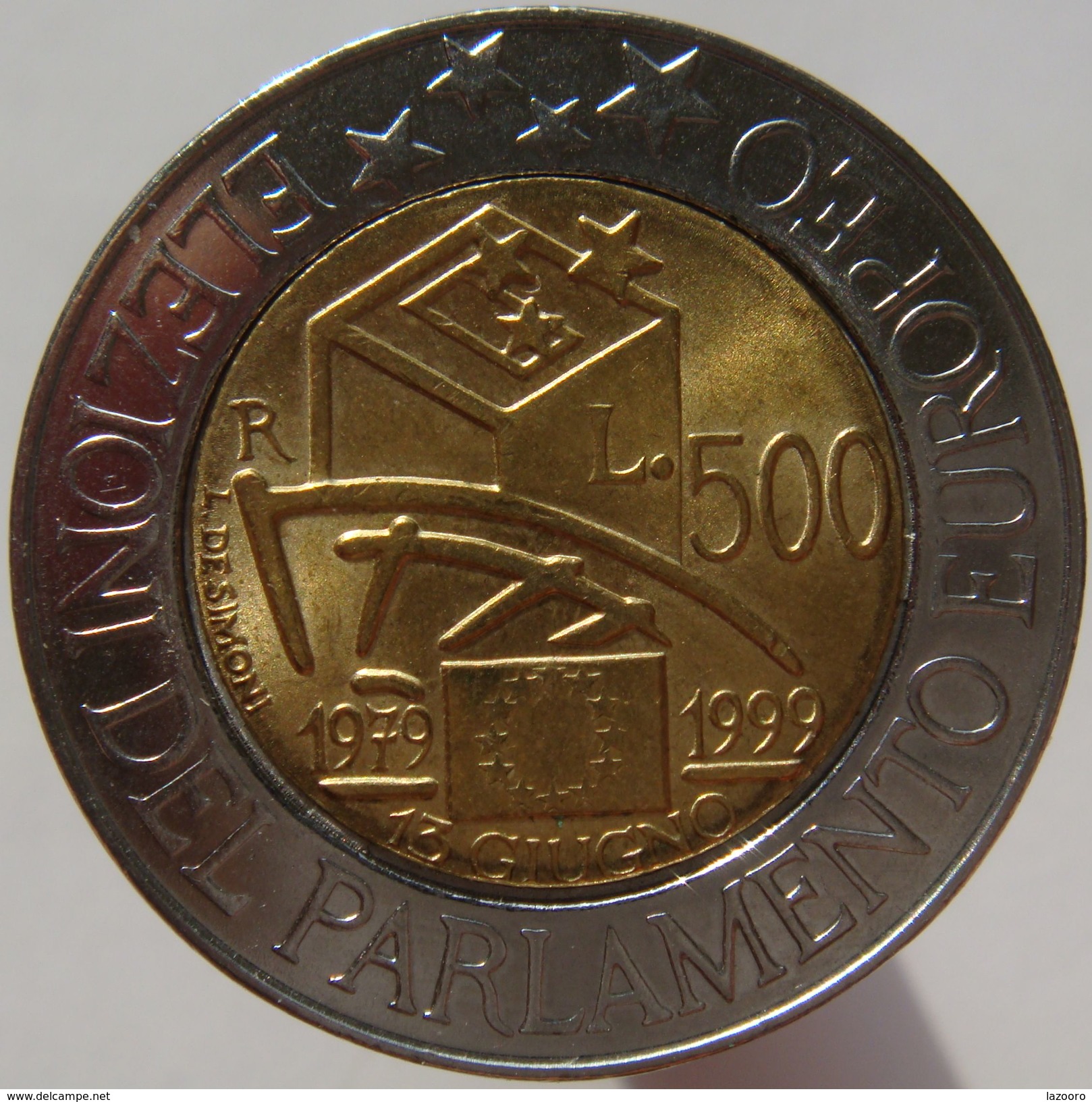 Italy 500 Lire 1999 Parliament - Commémoratives