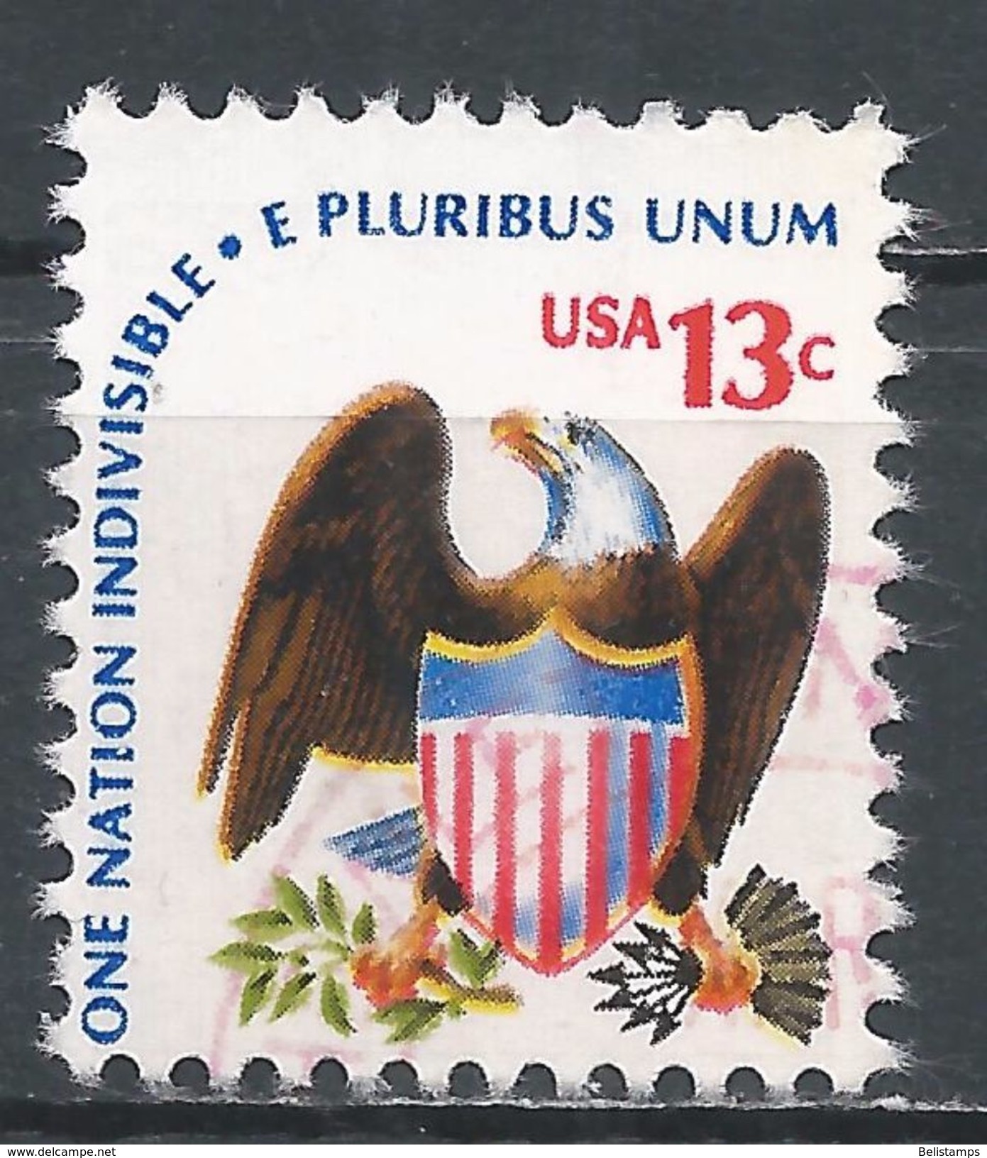 United States 1975. Scott #1596 (U) Eagle And Shield - Used Stamps