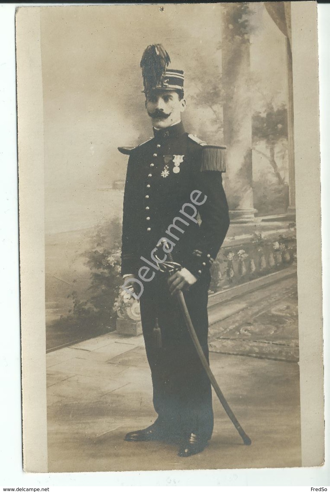 RARE  TOULOUSE Militaire Lieutenant 57eme RAC Régiment D'artillerie De Campagne Avec Légion D'honneur Et Sabre - Guerre 1914-18