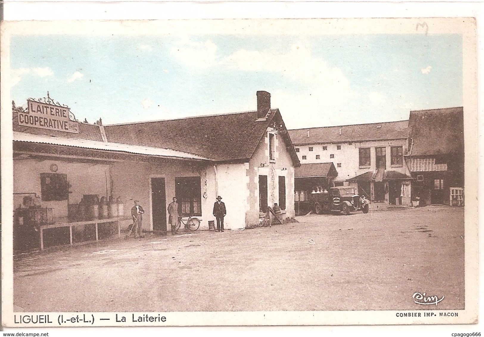 Cpa 37 Ligueil La Laiterie - Mettray