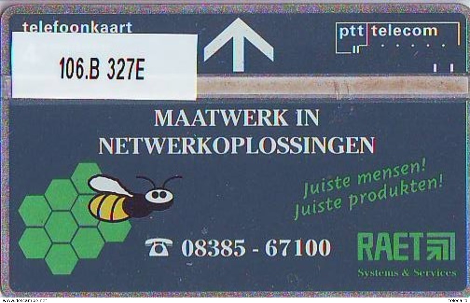 Telefoonkaart * MAATWERK  * LANDIS&GYR * NEDERLAND * R-106.B * 327E * Niederlande Prive Private  ONGEBRUIKT MINT - Privé