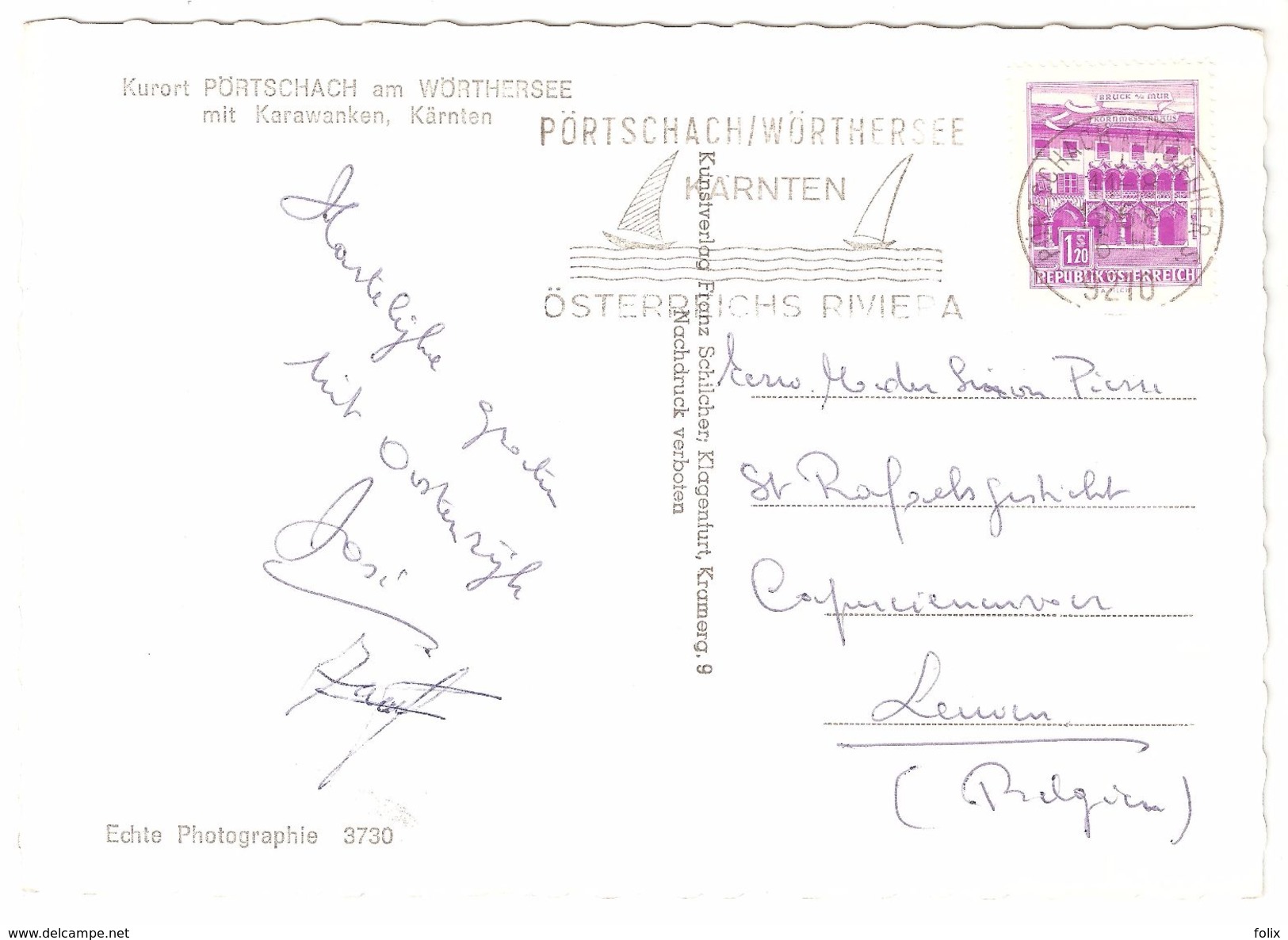 Pörtschach - Kurort Pörtschach Am Wörthersee Mit Karawanken - 1966 - Pörtschach