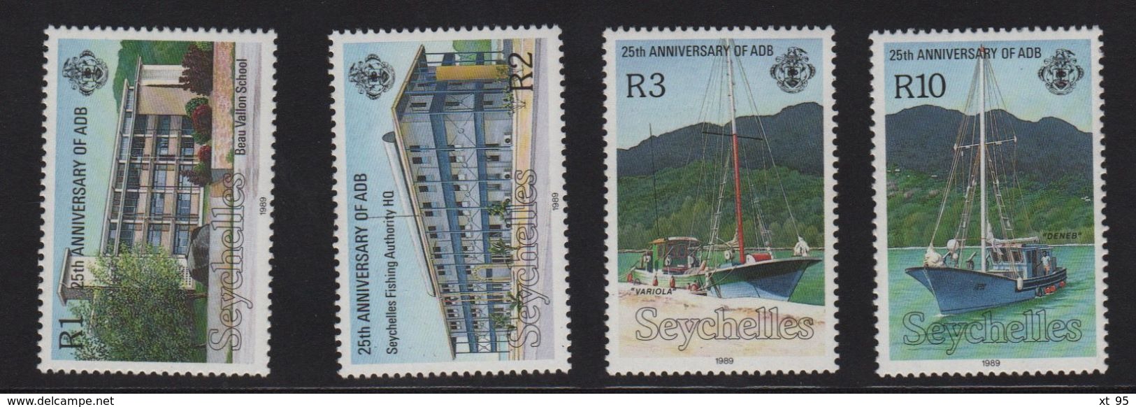 Seychelles - N°701 à 704 - Banque Africaine De Developpement - Cote 12€ - Seychelles (1976-...)