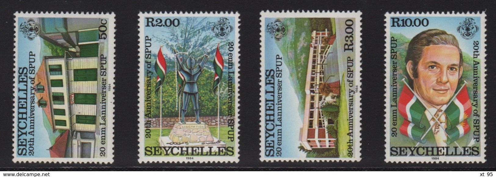 Seychelles - N°553 à 556 - Parti Unifie - Cote 7€ - Seychelles (1976-...)