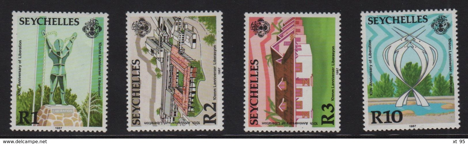 Seychelles - N°627 à 630 - Libération - Cote 7.50€ - Seychelles (1976-...)