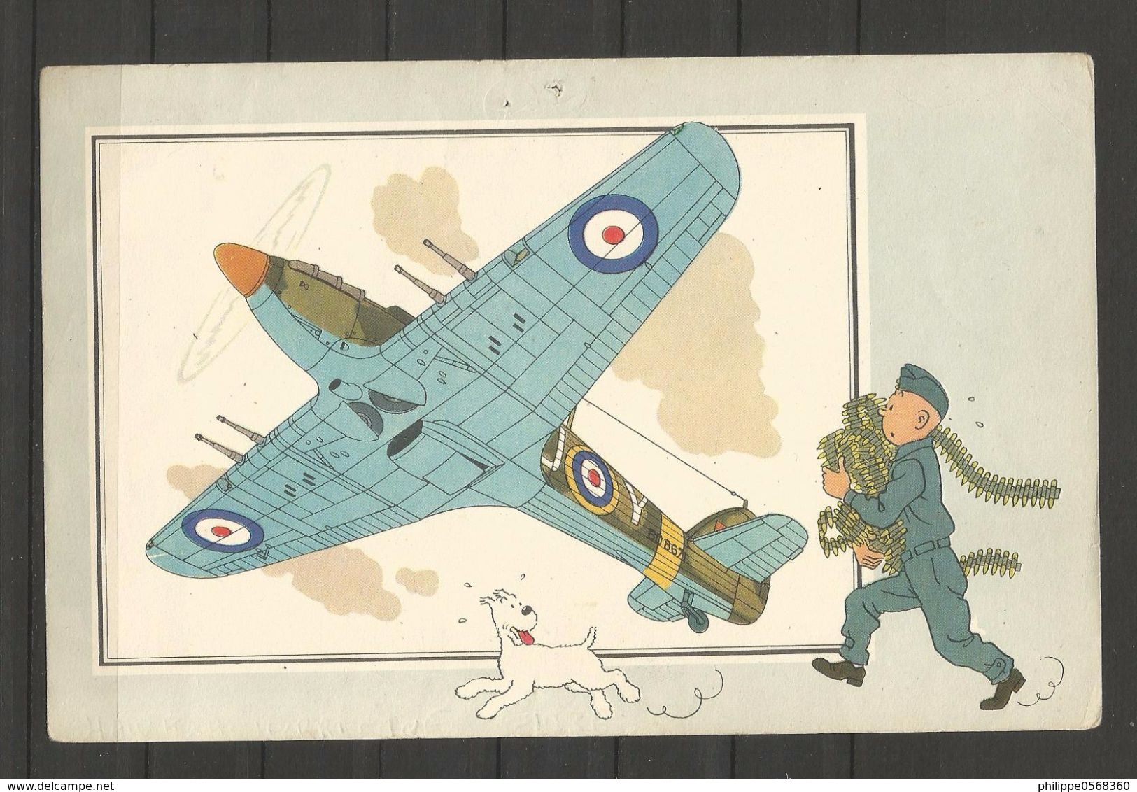 Chromo Tintin Collection "Voir Et Savoir" L'aviation De La Guerre 1939-1945 - Autres & Non Classés