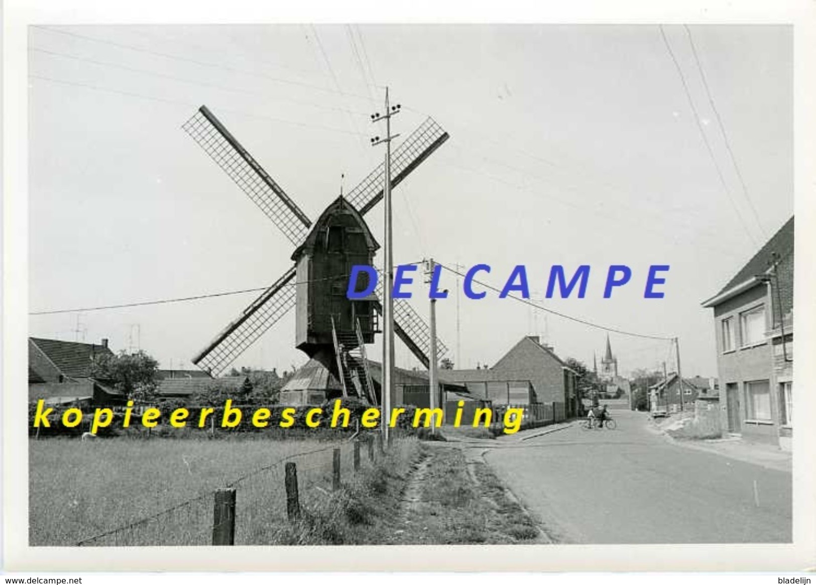 GEEL (Prov. Antwerpen) - Molen/moulin - Echte Foto 9x13 Cm Van De Verdwenen Gansakkermolen En Omgeving Ca. 1973 - Lieux