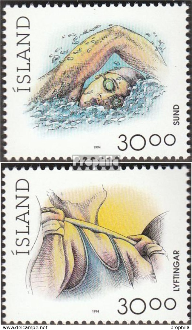 Island 798-799 (kompl.Ausg.) Postfrisch 1994 Sport - Neufs