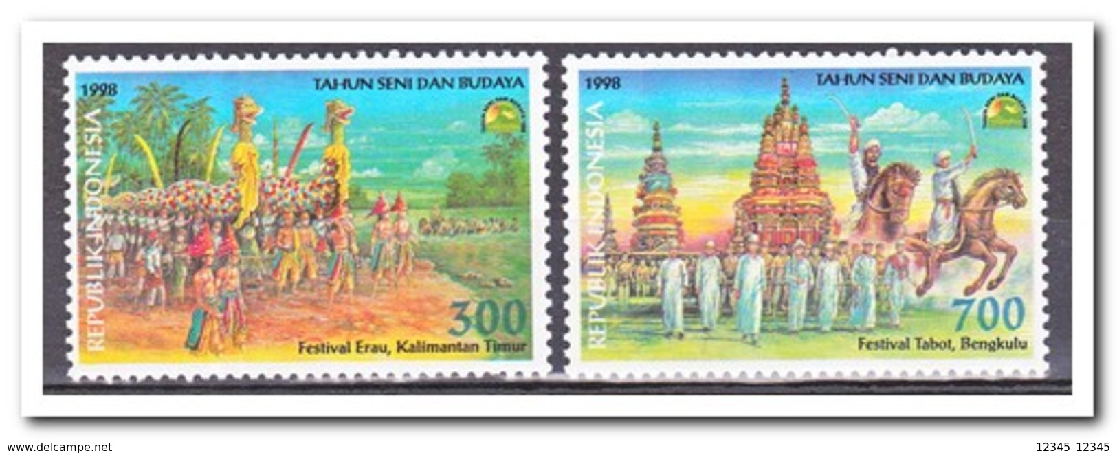 Indonesië 1998, Postfris MNH, National Tourism Decade - Indonesië