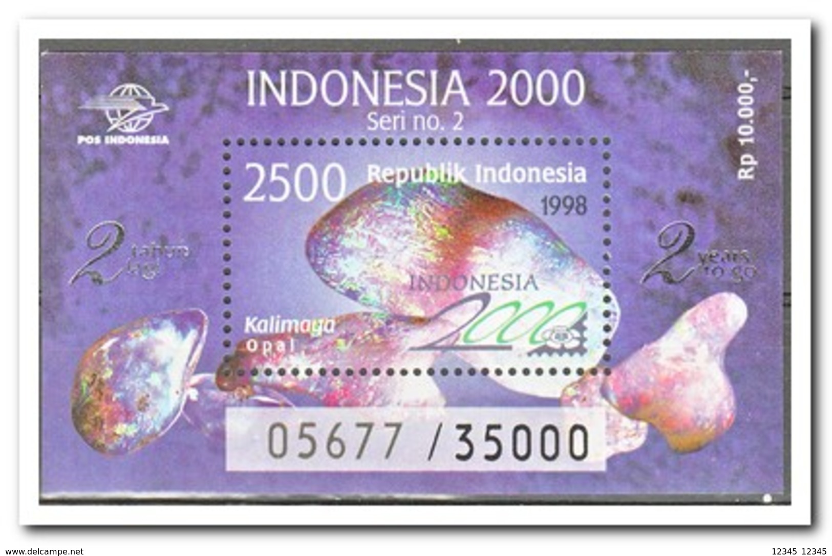 Indonesië 1998, Postfris MNH, International Stamp Exhibition Indonesia 2000 - Indonesië