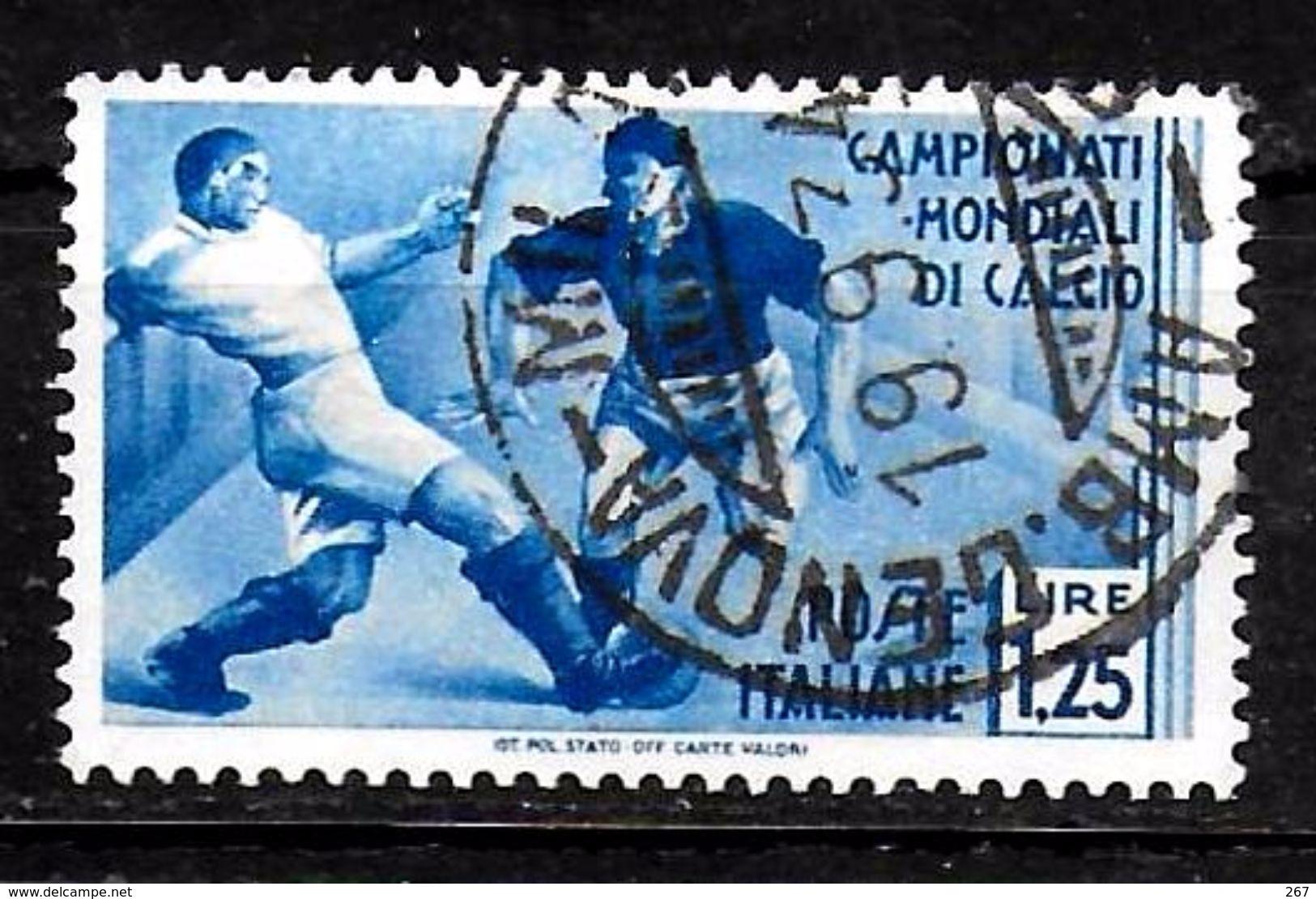 ITALIE   N° 342   Oblitere    Cup  1934  Fussball  Soccer   Football - 1934 – Italie