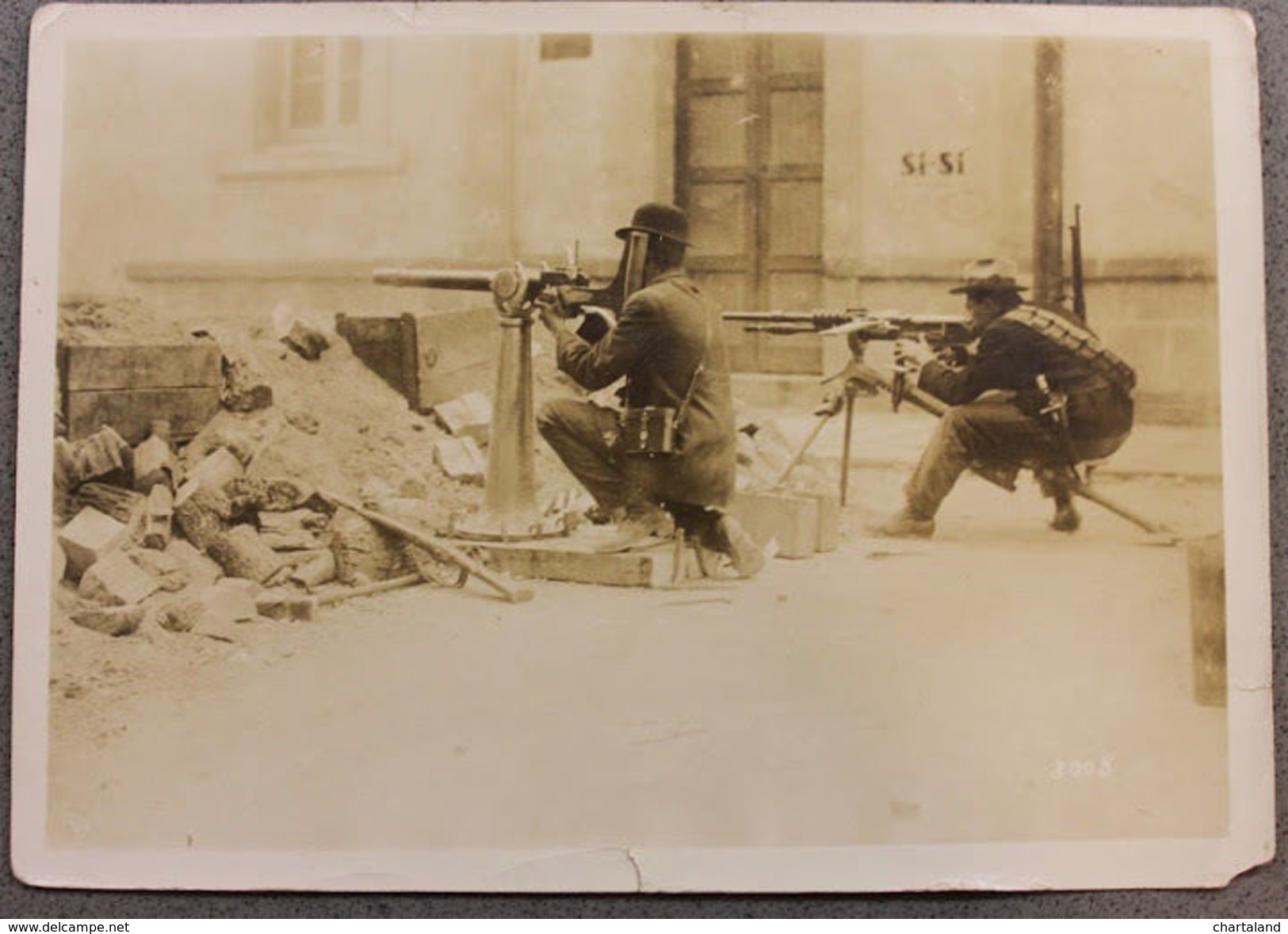 Foto Epoca - Mexico Rivoluzione Messicana 1910 - Artiglieria Strade Scontri  N.7 - Otros & Sin Clasificación