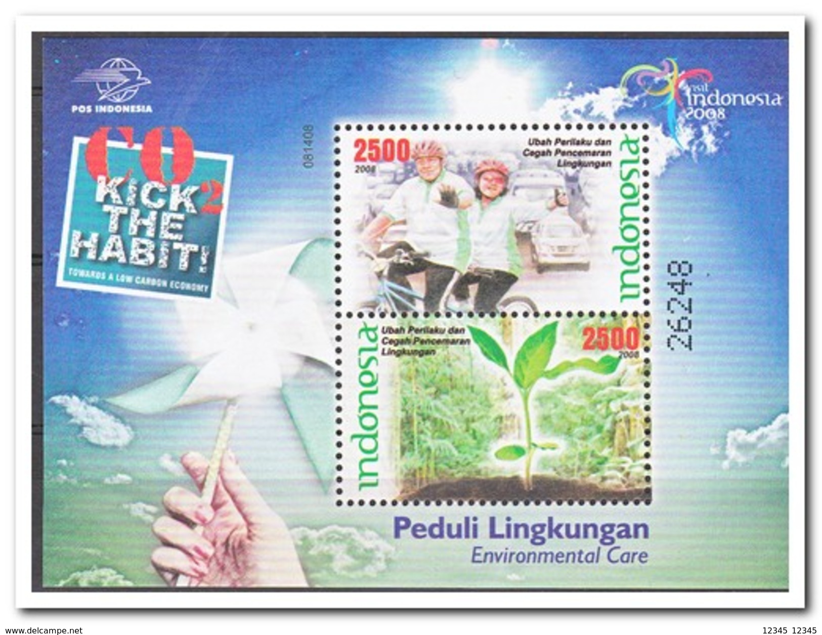Indonesië 2008, Postfris MNH, Environmental Protection - Indonesien