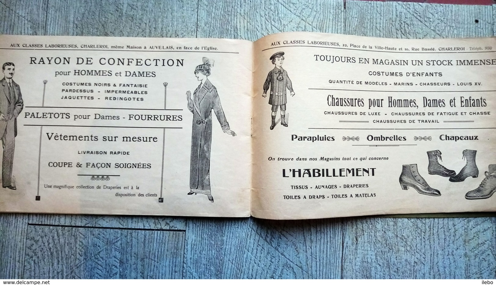 Catalogue Aux Classes Laborieuses Charleroi Mobilier Tapis Rideaux Poelerie Ameublement - Home Decoration