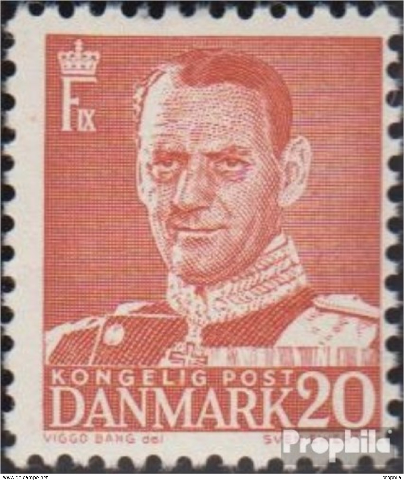 Dänemark 304III Type III Postfrisch 1948 Freimarken: König Frederik IX. - Ungebraucht