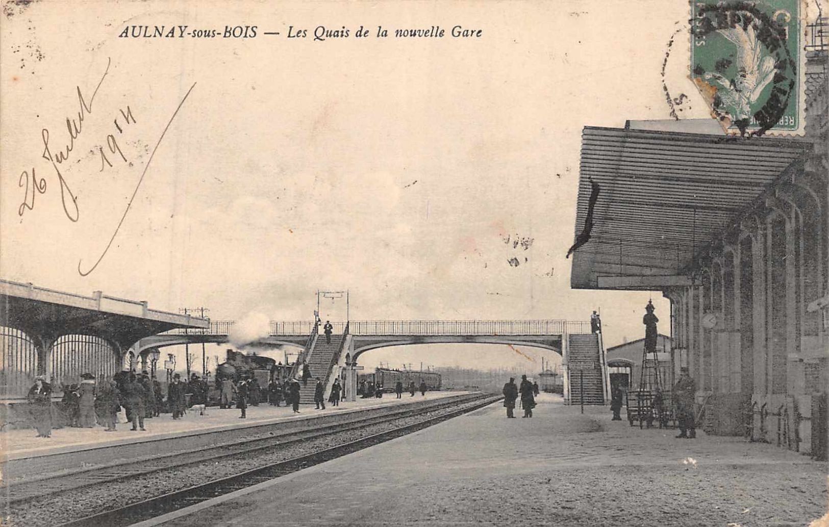 AULNAY SOUS BOIS  -Les Quais De La Nouvelle Gare , Animée - Aulnay Sous Bois