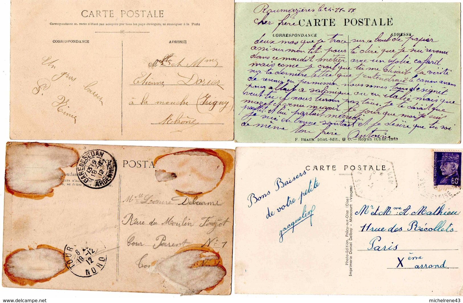 LOT Carte Postale FRANCE - 5 - 99 Cartes