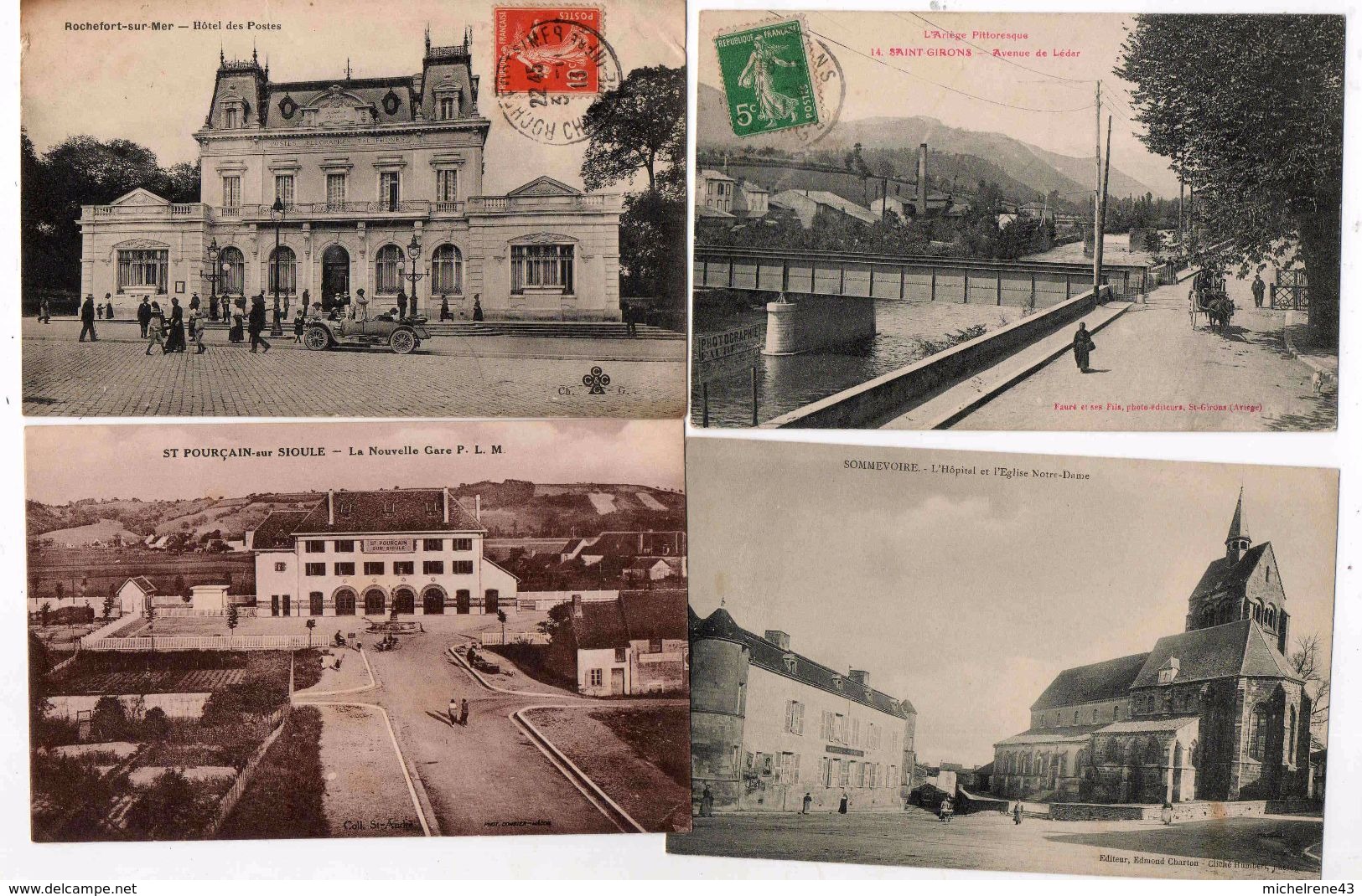 LOT Carte Postale FRANCE