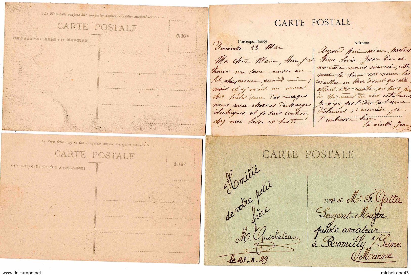 LOT Carte Postale FRANCE