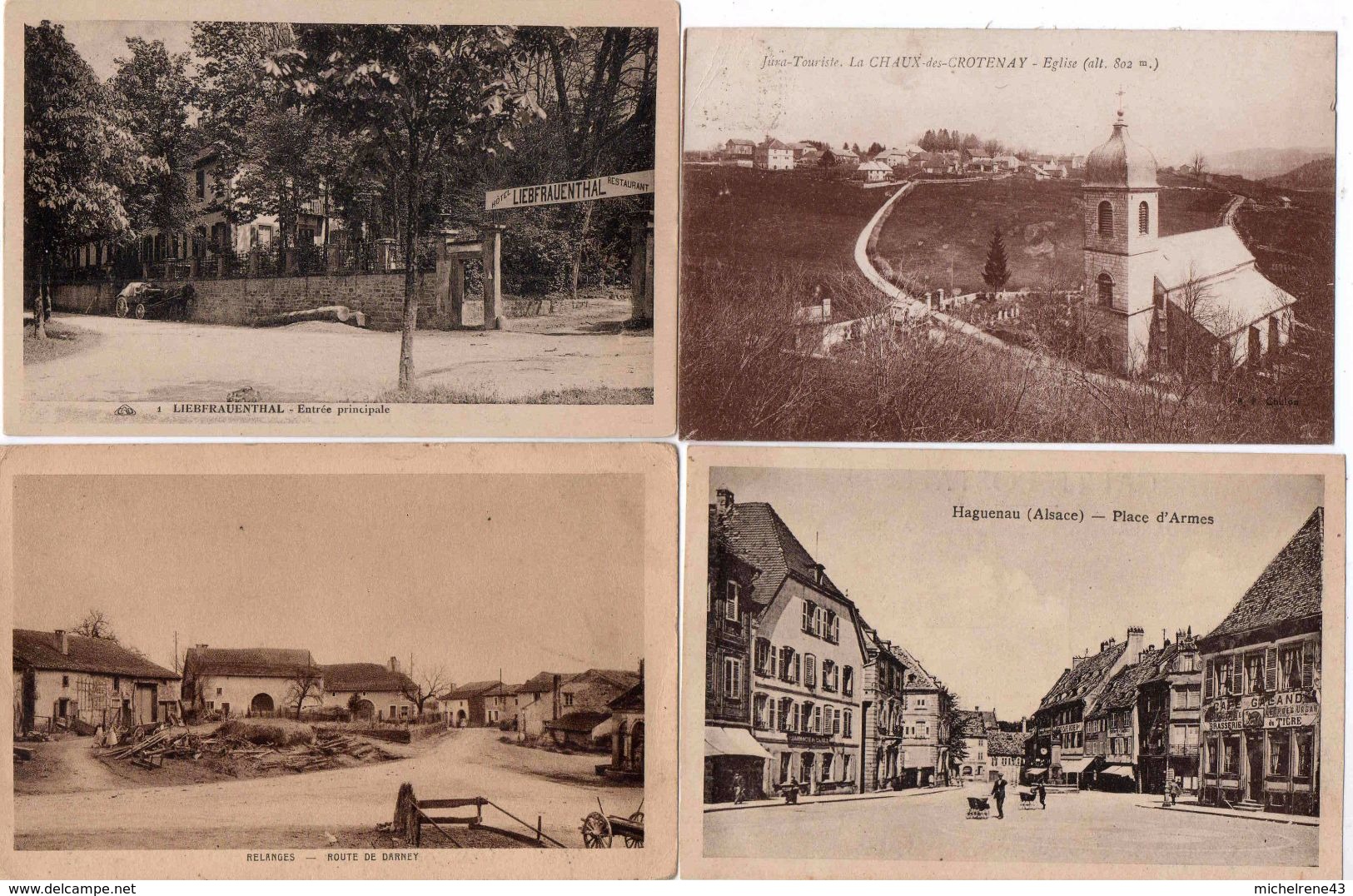 LOT Carte Postale FRANCE