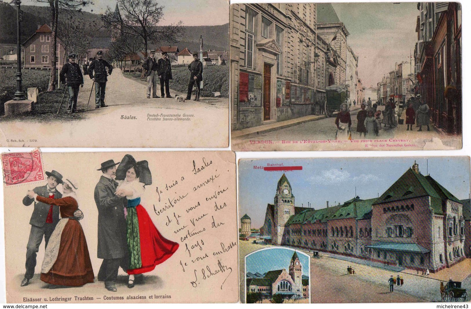 LOT Carte Postale FRANCE