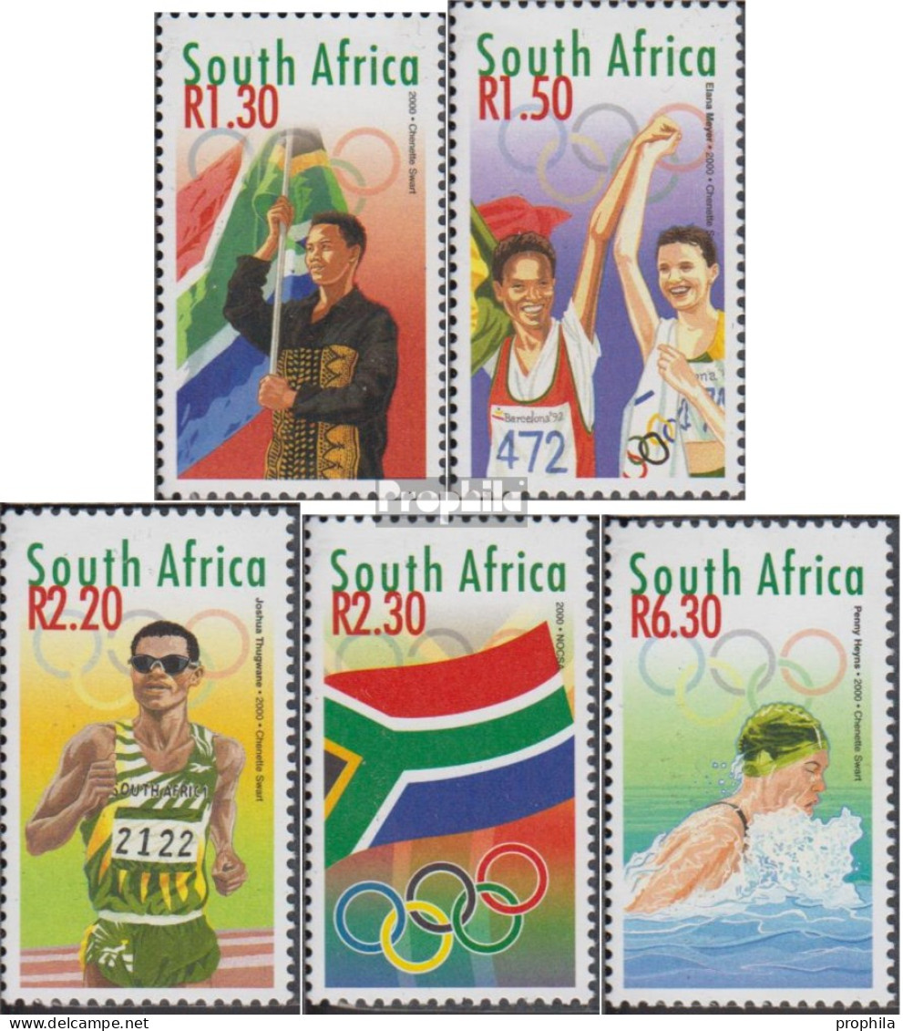 Südafrika 1272-1276 (kompl.Ausg.) Postfrisch 2000 Olympische Sommerspiele - Ungebraucht