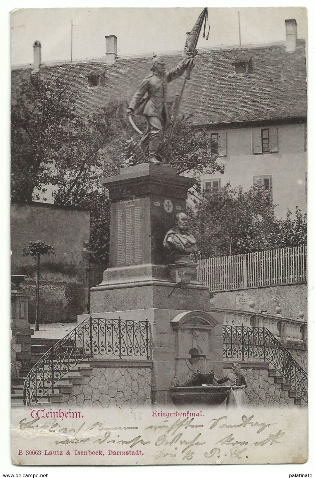 Weinheim Kriegerdenkmal 1901 - Weinheim